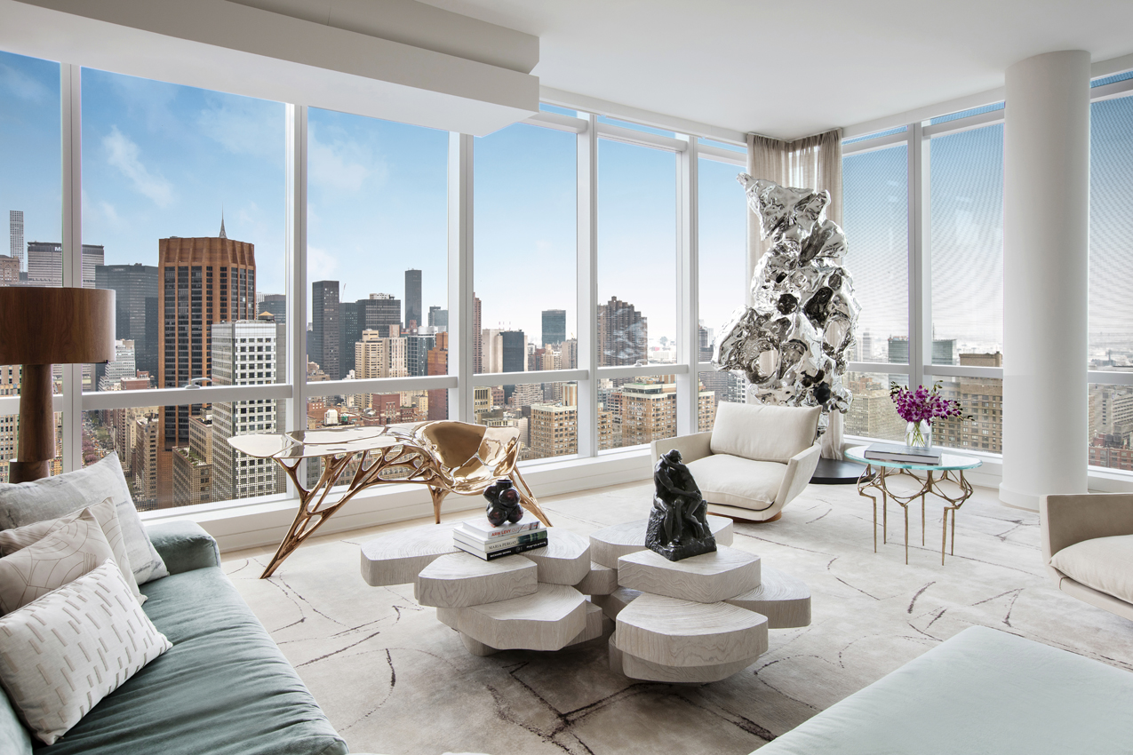 Walls of glass How to decorate your NYC apartment with